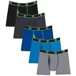 C9 Champion boys Duo Dry Boxer Briefs, New Ebony, Stealth, Awesome Blue, Balboa