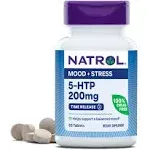 Natrol 5-HTP Time Release Tablets, 200mg, 60 Count