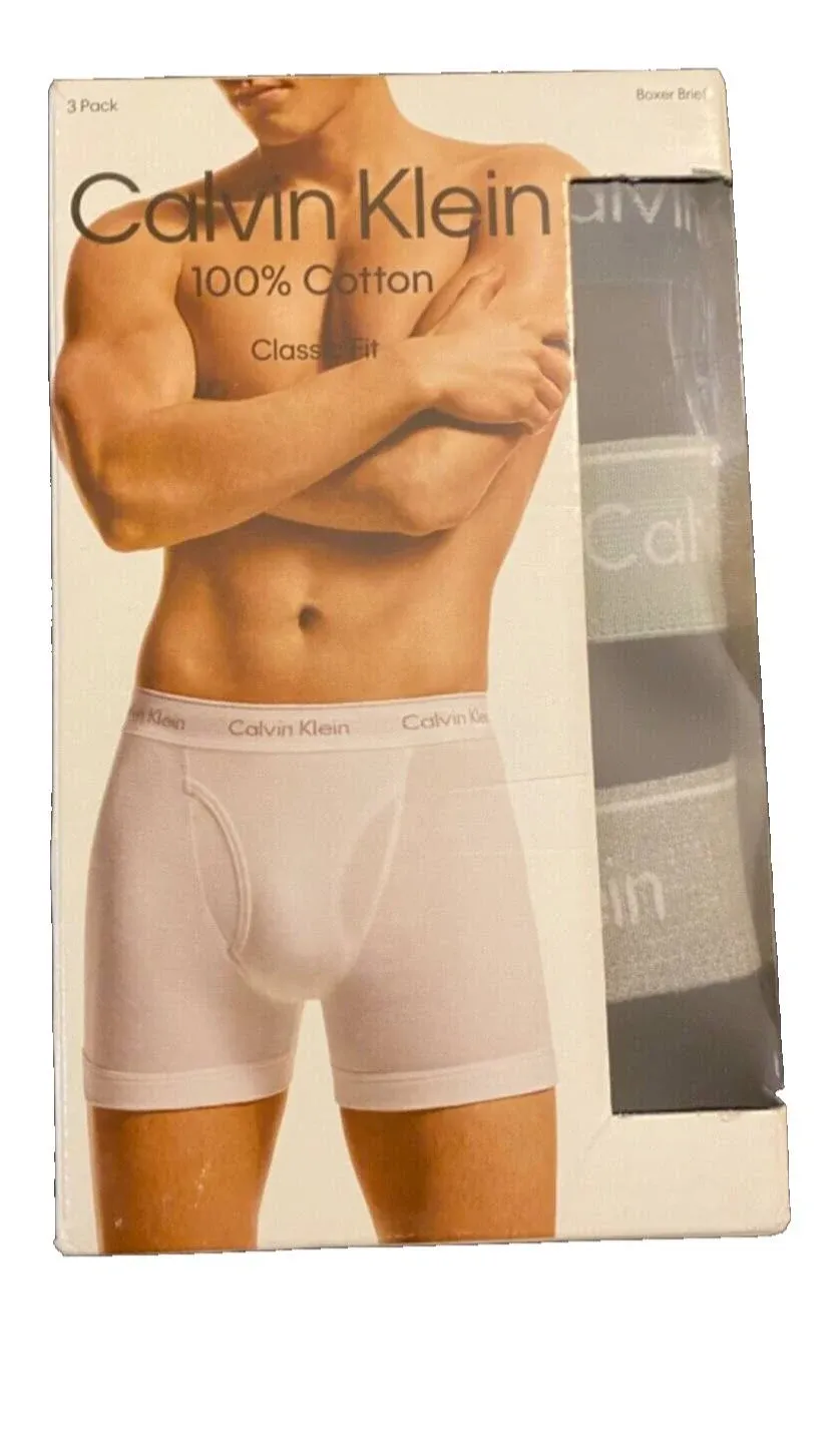 Calvin Klein Men's Underwear Cotton Classics 3-Pack Boxer Brief