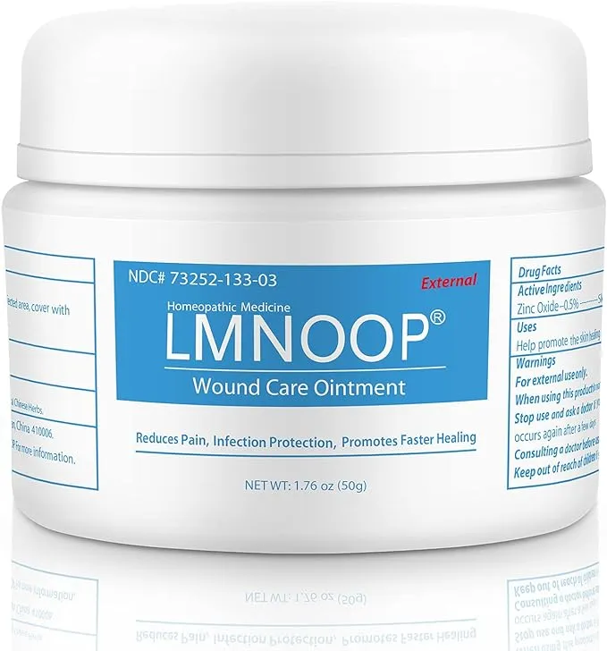 LMNOOP® Bed Sore Cream, Wound Healing Ointment Skin Repair Treatment Infection Protection First Aid Ointment for Bedsores & Pressure Sores Diabetic Venous Foot & Leg Ulcer Burns Cuts