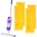 Pure Realm Paquete de 4 almohadillas para orejas de Relleno de Mopa de Piso Amarillas para Swiffer PowerMop multisuperficie almohadillas para orejas