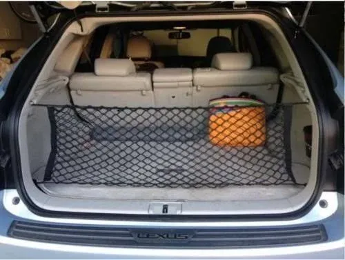 Envelope Style Trunk Mesh Cargo Net for Lexus RX300-450 2010-2025, Automotive Exterior Accessories - Premium Car Storage Organizers, Cargo Bed Net for Pickup Truck, Smart Vehicle Storage Organizer