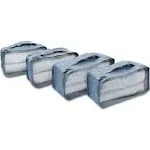 Rolling Nomad 11x4x6.75 4 Pack Small Packing Cubes for Travel, Blue Packing Cubes for Suitcases, Luggage Packing Organizers for Travel Accessories