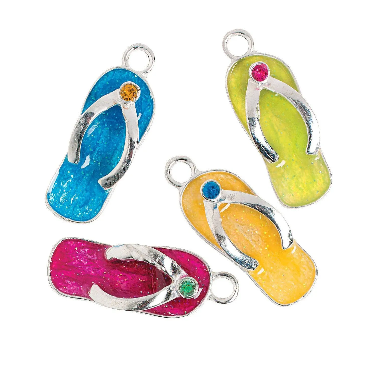 Flip Flop Enamel Charms - Crafts for Kids and Fun Home Activities