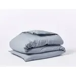 Coyuchi Organic Crinkled Percale Duvet Cover