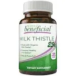 Milk Thistle Capsules- 25,000 MG Strength- 50X Concentrated Seed Extract & 80% Silymarin Standardized- 120 Vegan Pills- Supports Healthy Liver Cleanse & Detoxification, Non-GMO- 4 Month Supply