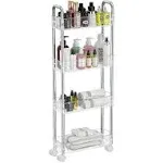 TESOIN Slim Rolling 3 Tier Mobile Multipurpose Storage Cart