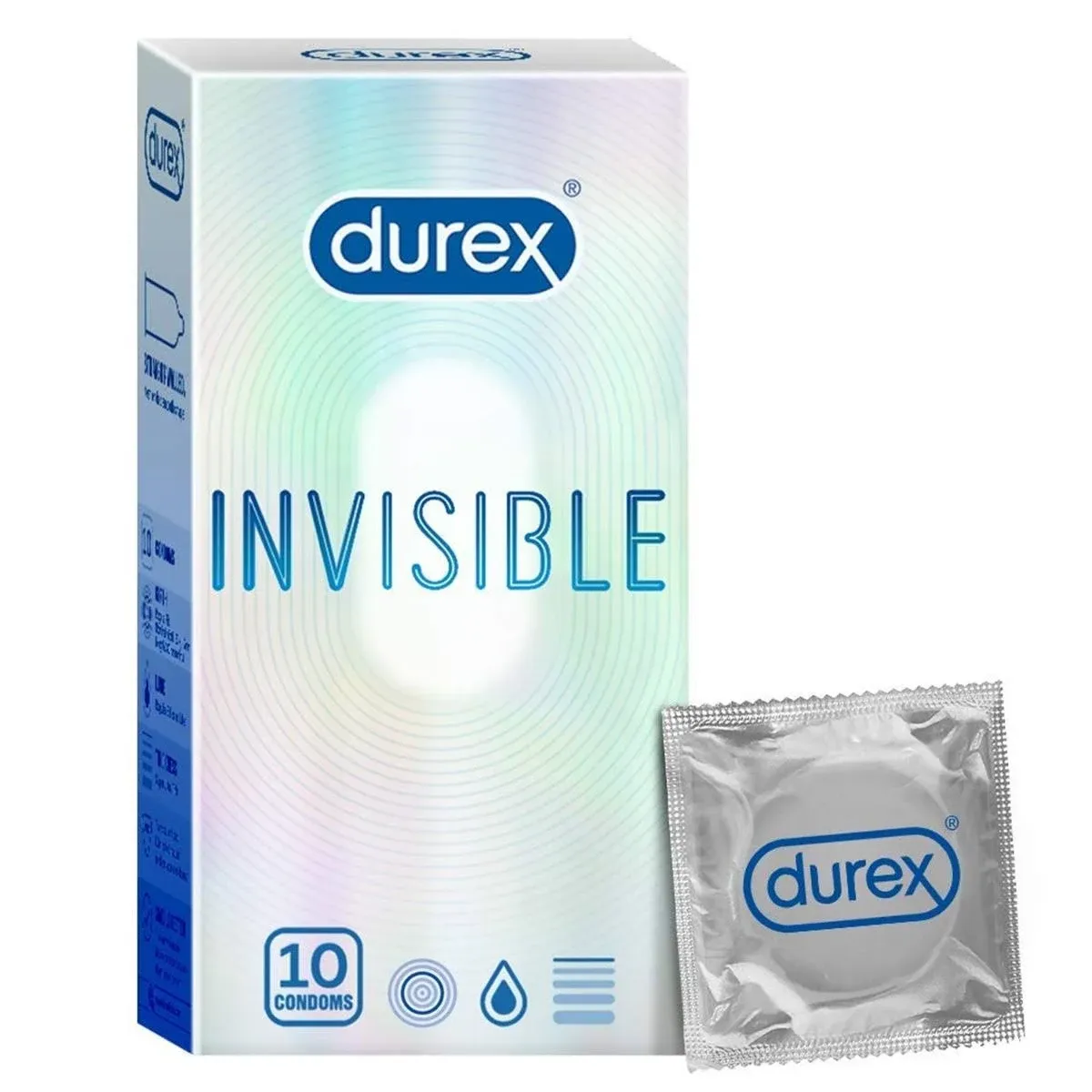 Durex Invisible Super Ultra Thin Condoms for Men