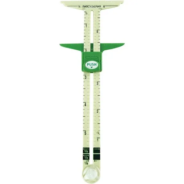 Clover 5 In 1 Sliding Gauge with Nancy Zieman - 6"