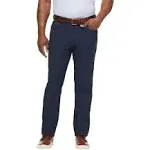 NWT - Greg Norman Navy Flat Front Stretch Tech Golf Pants | Size 34x32