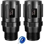 2pcs Garden Hose Pressure Regulator 25 Psi 3/4&#034; Fht — 3/4 Mht Pressure Reducer 