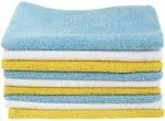  Basics Microfiber Cleaning Cloth, Non-Abrasive, Reusable and Washable, Pack of 