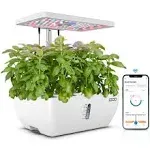 iDOO WiFi 12 Pods Hydroponic Growing System, Smart Indoor Herb Garden, Plants Germination Kit