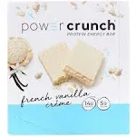 Power Crunch Protein Wafer Se33 Bars, High Protein Snacks with Delicious Taste, French Vanilla Creme, 1.4 Ounce (12 Count), Size: 12 Count (Pack of 1)