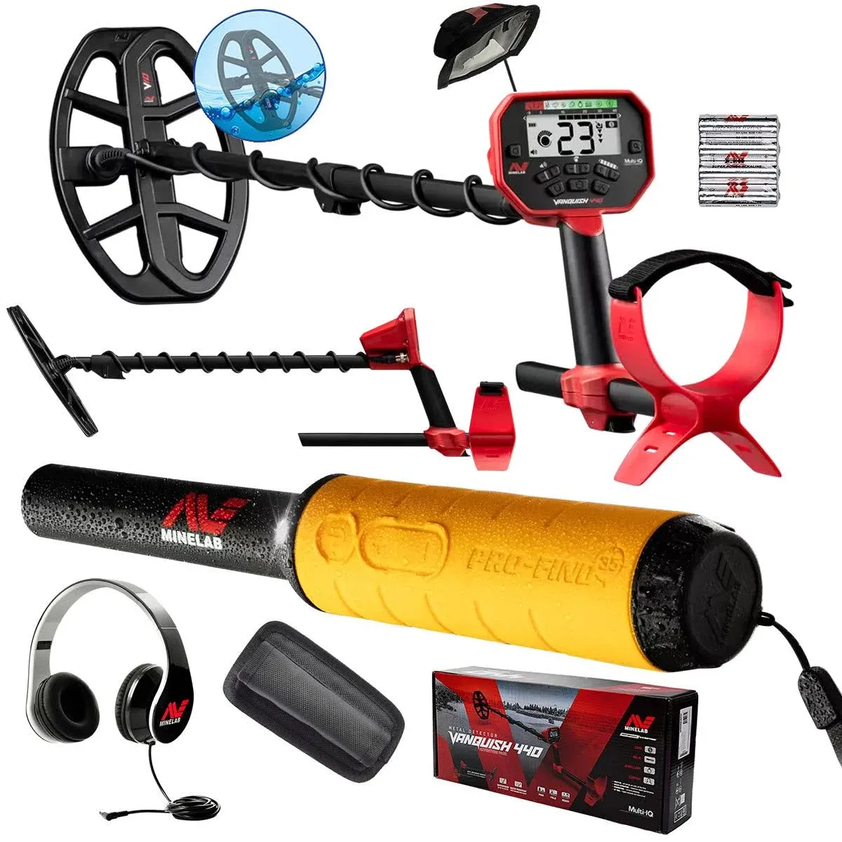 Minelab Vanquish 440 Detector with Pro-Find 15 Pinpointer