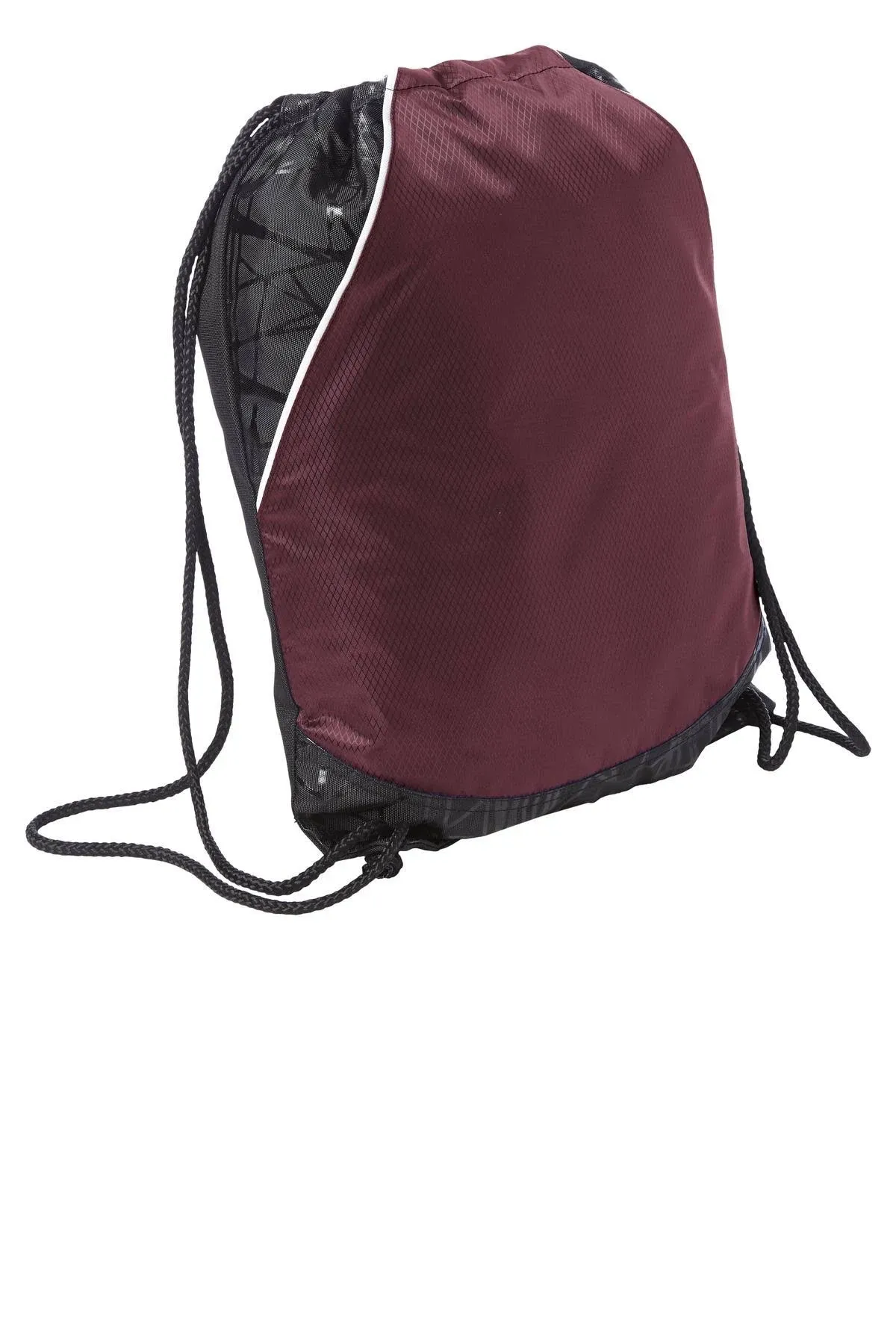 Polyester Diamond Rival Cinch Pack Drawstring