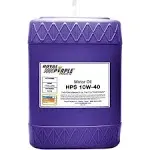 ロイヤルパープル 35140 HPS 10W-40 高性能ストリート合成モーターオイル Synerlec 配合 - 5 ガロン