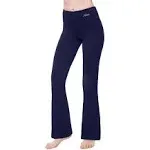 Nirlon Women's Black Bootcut Yoga Pants - Soft, Breathable Flare Pants for Yoga & Workout (REGULAR, S)