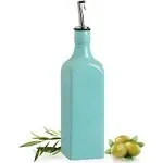 Ceramic Olive Oil Dispenser Bottle Opaque Oil Cruet Protects Oil To Reduce Oxida