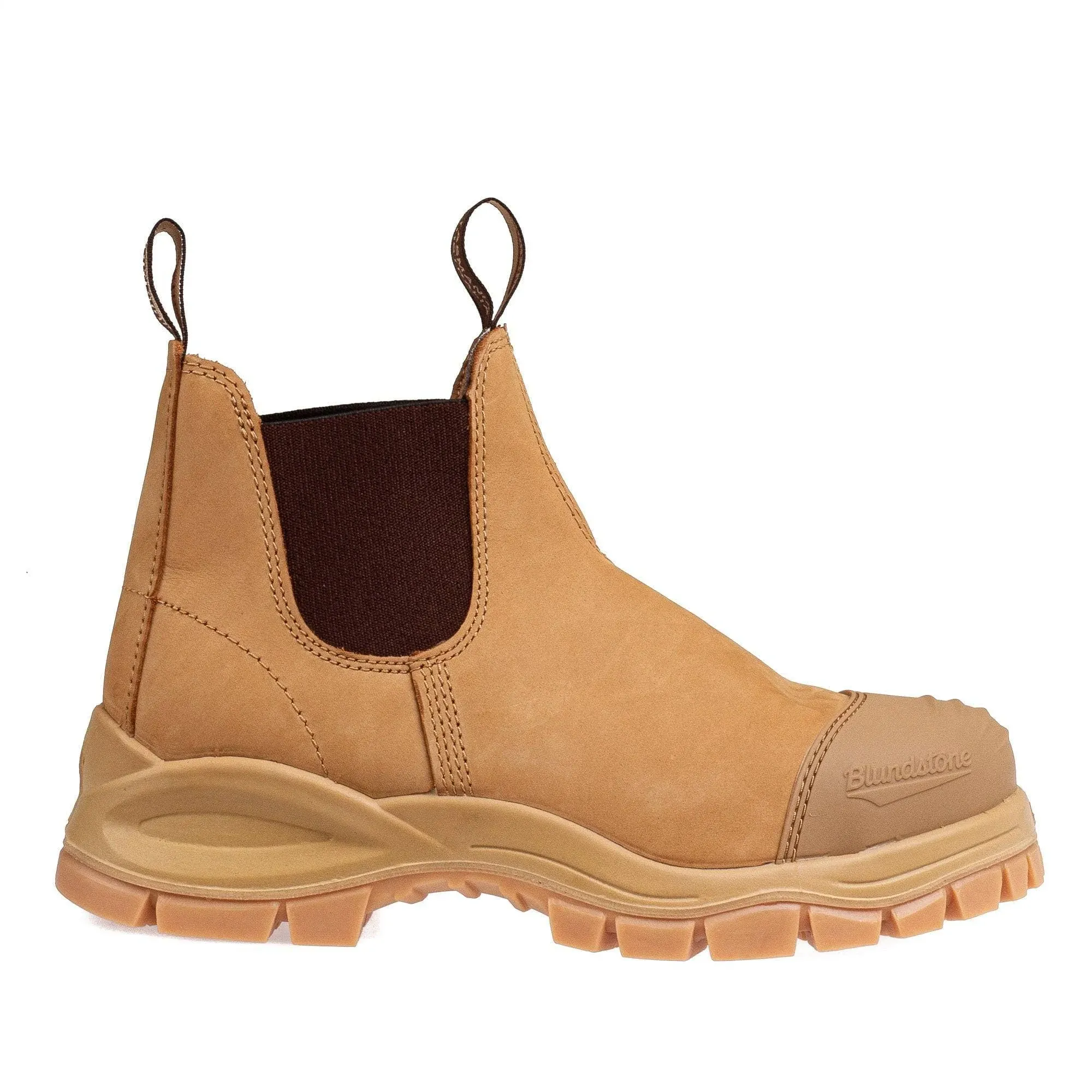 Blundstone Leather Pull On Chelsea Boots - Beige