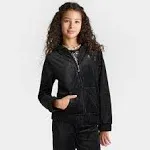 Girls' Juicy Couture Plush Velour Full-Zip Hoodie