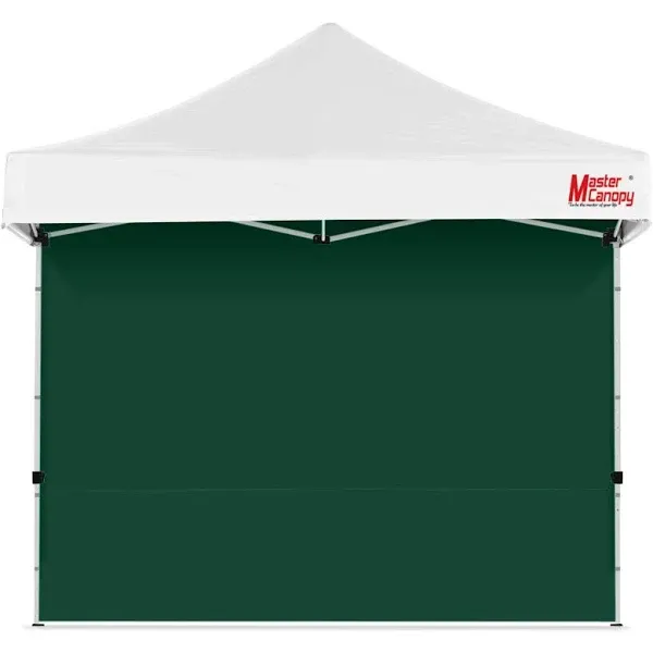 MASTERCANOPY Instant Canopy Tent Sidewall for 10x10 Pop Up Canopy, 1 Piece, Forest Green