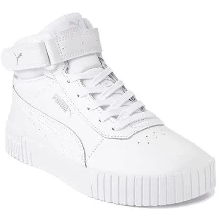 Puma Carina 2.0 Mid Athletic Shoe - Big Kid - White - Womens - Size 5 | In Stock ...