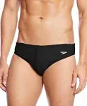 Speedo Men's Solar 1" Swim Brief, Size 32, Black