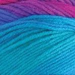 Red Heart Super Saver Color Block Medium Acrylic Multi-color Yarn, 482 yd (4 Pack)