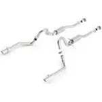 BORLA 140458 Cat-Back Performance Exhaust System for 1999-2004 Ford Mustang GT 4.6L V8 & Mach 1 4.6L V8 T-304 Stainless Steel ATAK Sound Dual Split Rear Exit Single 4" Round Chrome Tips On Each Side