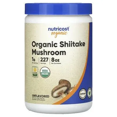 Nutricost, Shiitake Mushroom Powder Organic, 8 oz