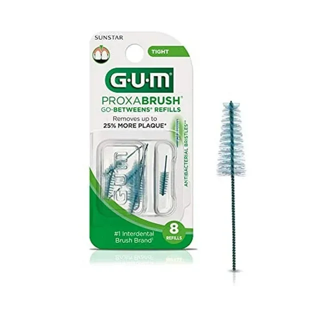 Gum Proxabrush Go-Betweens Refills - Tight - Compatible