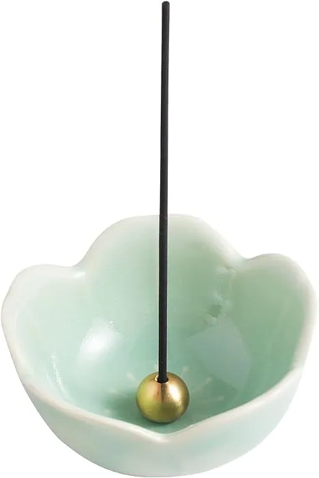 Turquoise Mini Sakura Flower Incense Holder