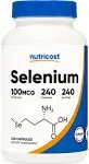 Nutricost Selenium 200mcg 240 Capsules