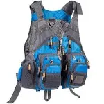 Bassdash Strap Fishing Vest Adjustable for Men and Women, for Fly Bass Fishing and Outdoor Activities