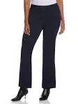 Rafaella Women&#039;s Curvy Fit Gabardine Bootcut Stretch Dress Pants with Pockets (S