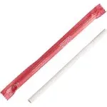 Sorbos Edible Strawberry Straw 19 Centimeters-200 Each-1/Case MPN#1012