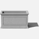 Veradek Brixton Series 33 in. L Gray Plastic Planter BXVLG33G