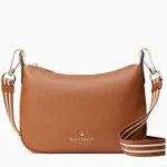 Kate Spade Rosie Crossbody Brown Leather WKR00630 Warm Gingerbread NWT $349 FS