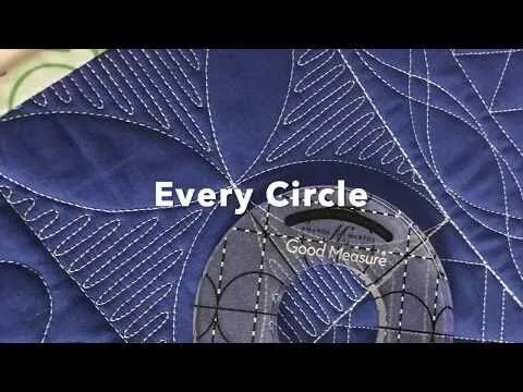 Circle Quilting Ruler Template Set for Longarm Machines