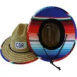 Kids Straw Hat Summer Beach Hat for Boys and Girls, Sarape / 54cm