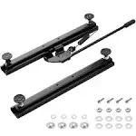 Seat Slider, Seat Track Assembly Kit with Hardware, Fits for Go Kart Go Cart Sea