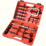 16PCS Blind Hole Pilot Bearing Internal Extractor Puller W/Slide Hammer Remov...