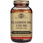 Solgar Flaxseed Oil 1250mg (100 Softgels)