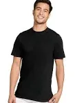 Jockey Men's Made in America 100% Cotton Crew Neck T-Shirt - 2 S Black