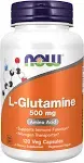 Now Foods L-Glutamine, Capsules, 500 mg - 120 count