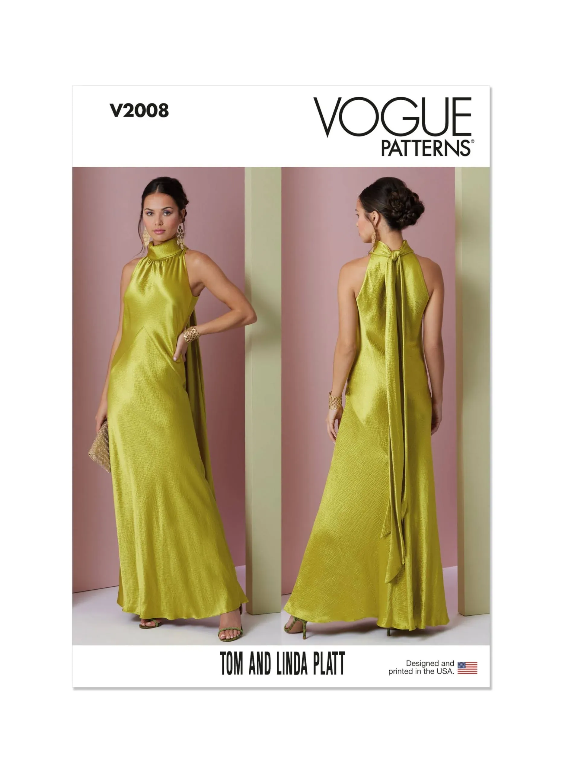 Vogue Sewing Pattern 2008 Misses' Dress by Tom & Linda Platt Inc