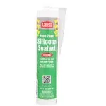 Crc 14083 Sealant, 10.1 Oz, Cartridge, Clear, Polydimethylsi<wbr/>loxane Base, Food