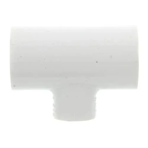 401-211 - 1-1/2" x 1-1/2" x 1" PVC Schedule 40 Reducing Tee, Socket