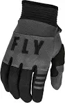 Fly Racing F-16 Gloves Dark Grey/Black / Youth Small